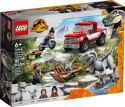 Klocki Lego Klocki Jurassic World 76946 Schwytanie welociraptorów Blue i Bety