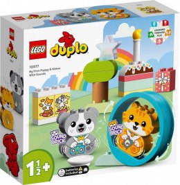 Klocki Lego Klocki DUPLO 10977 Mój pierwszy szczeniak i kotek z odgłosami