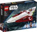 Klocki Lego Klocki Zestaw konstrukcyjny Star Wars 75333 Myśliwiec Jedi Obi-Wana Kenobiego