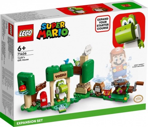 Klocki Lego Zestaw rozszerzający Super Mario 71406 Dom prezentów Yoshiego