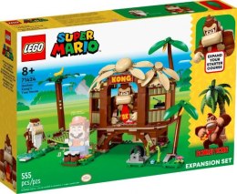 Klocki Lego Klocki Super Mario 71424 Domek na drzewie Donkey Konga - zestaw rozszerzający