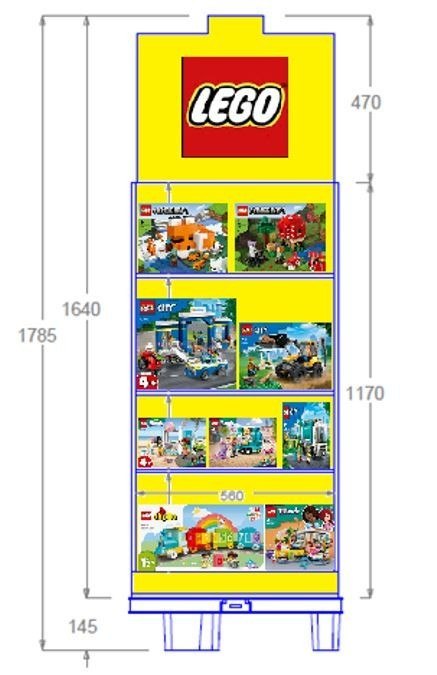 Klocki Lego Generic MIX Display Standard prepack