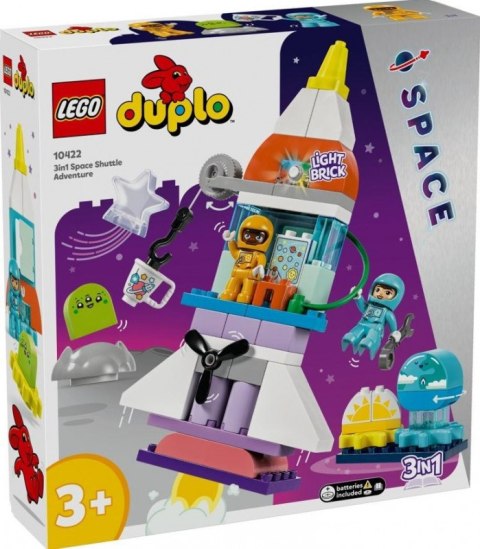 Klocki Lego Klocki DUPLO 10422 Przygoda w promie kosmicznym 3w1