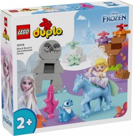 Klocki Lego Klocki DUPLO Disney 10418 Elza i Bruni w Zaczarowanym lesie