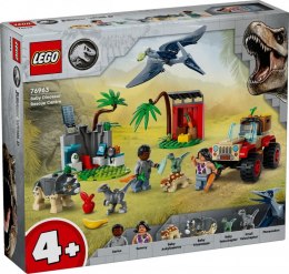 Klocki Lego Klocki Jurassic World 76963 Centrum ratunkowe dla małych dinozaurów