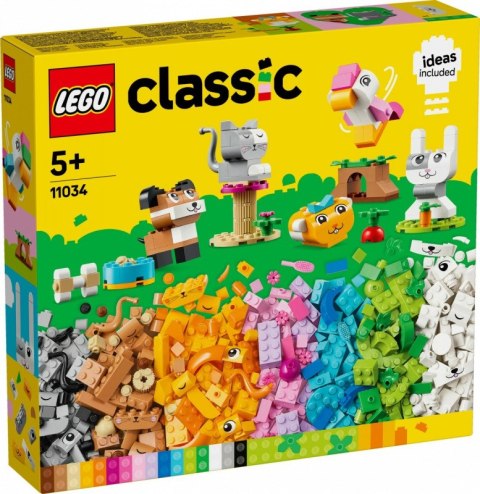 Klocki Lego Klocki Classic 11034 Kreatywne zwierzątka