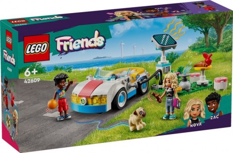 Klocki Lego Klocki Friends 42609 Samochód elektryczny i stacja ładująca