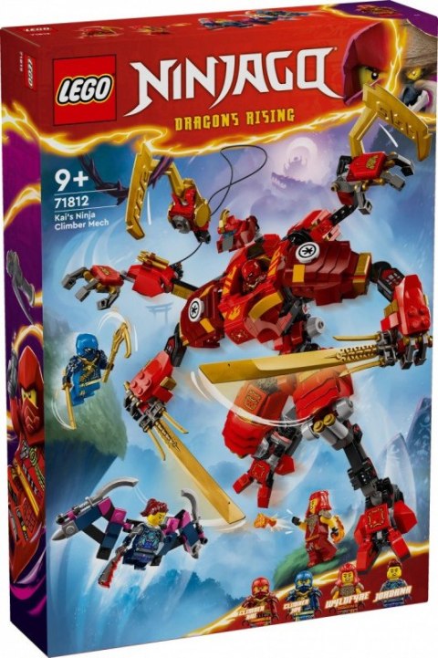 Klocki Lego Klocki Ninjago 71812 Wspinaczkowy mech ninja Kaia