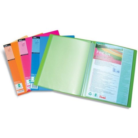 ALBUM OFERTOWY PENTEL FRESH A4 20 KOSZULEK, NIEBIESKI Pentel