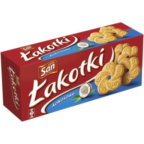 CIASTKA SAN ŁAKOTKI KOKOSOWE 168G SAN