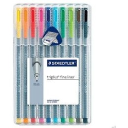 CIENKOPISY STAEDTLER TRIPLUS FINELINER 10 KOLORÓW Staedtler