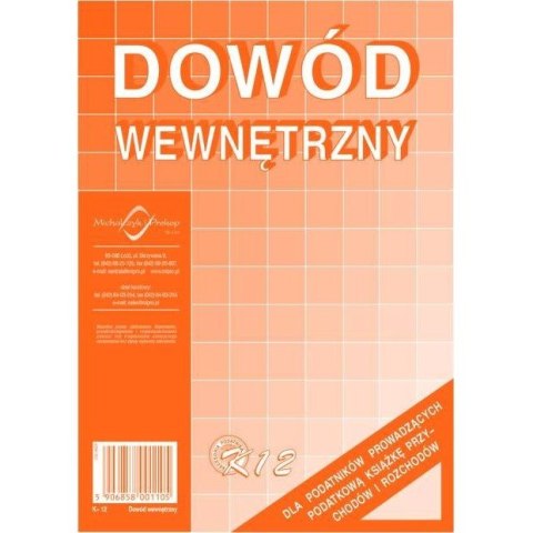 DOWÓD WEWNĘT. (OFFSET) 40 K MICHALCZYK I PROKOP A5 Michalczyk i Prokop