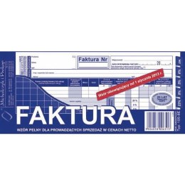 FAKTURA NETTO 1/3 A4 (PEŁNA) (O+1K) MICHALCZYK I PROKOP Michalczyk i Prokop