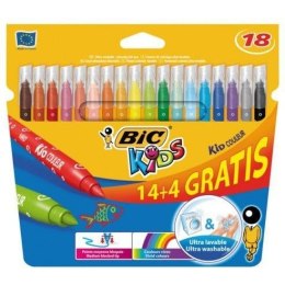 Flamastry BiC Kids Kid Couleur 18 kolorów Bic