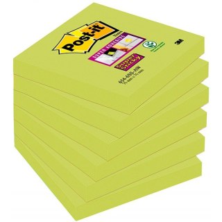 BLOCZEK SAMOPRZYLEPNY POST-IT SUPER STICKY 76 X 76 MM. 6 X 90 K. 654-6SS-AW MORSKA FALA Post-it