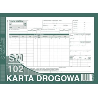 KARTA DROGOWA - CIĘŻAROWY (NUMEROWANA). (OFFSET) MICHALCZYK I PROKOP A4 Michalczyk i Prokop