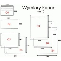 KOPERTY C4 HK (Z PASKIEM) BRĄZOWE 25 SZT. NC Koperty