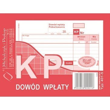 KP - DOWÓD WPŁATY (WIELOKOPIA) MICHALCZYK I PROKOP A6 Michalczyk i Prokop