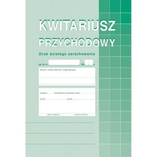 KWITARIUSZ PRZYCHODÓW NUMEROWANY (O+2K) MICHALCZYK I PROKOP A5 Michalczyk i Prokop