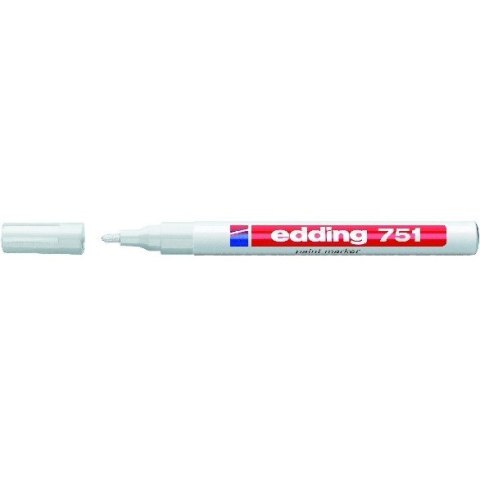 MARKER OLEJOWY EDDING 751 ALUMINIUM, BIAŁY Edding