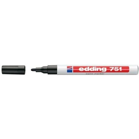 MARKER OLEJOWY EDDING 751 ALUMINIUM, CZARNY Edding