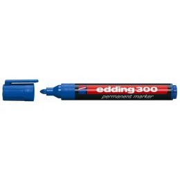 MARKER PERMANENTNY EDDING 300, NIEBIESKI Edding