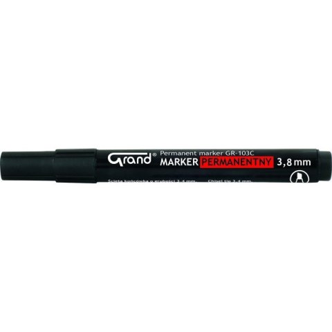 MARKER PERMANENTNY GRAND GR-103C, CZARNY Grand