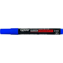 MARKER PERMANENTNY GRAND GR-103R, NIEBIESKI Grand