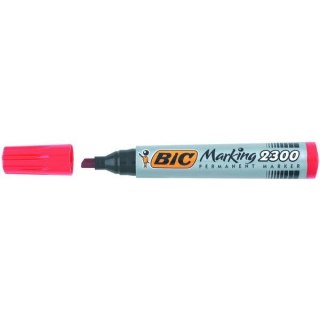 Marker permanentny BiC Marking 2300, CZERWONY Bic