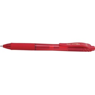 CIENKOPIS AUTOMATYCZNY ŻELOWY PENTEL ENERGEL X BL107, CZERWONY Pentel