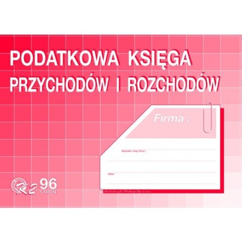 PODATKOWA KSIĘGA PRZYCH. I ROZCH.. 96 K (OFFSET) MICHALCZYK I PROKOP A4 Michalczyk i Prokop