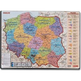 PODKŁADKA NA BIURKO 500 X 650 MM MAPA POLSKI Esselte