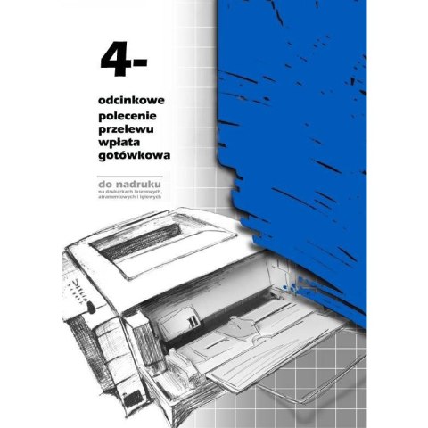 POLECENIE PRZELEWU A4 4-ODCINKI 100 ARKUSZY (OFFSET) MICHALCZYK I PROKOP A4 Michalczyk i Prokop