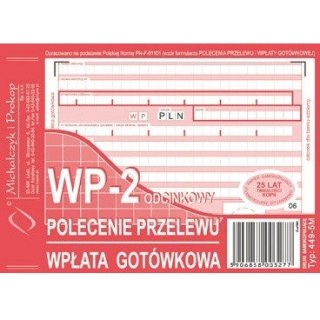 POLECENIE PRZELEWU A6 2-ODCINKI MIĘKKIE (O+1K) MICHALCZYK I PROKOP Michalczyk i Prokop