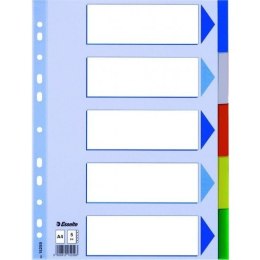 PRZEKŁADKI PP ESSELTE A4 INDEX 5 KOLORÓW Esselte