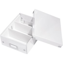 PUDŁO Z PRZEGRÓDKAMI LEITZ CLICK&STORE MAŁE 220 X 100 X 282 MM, BIAŁY Leitz