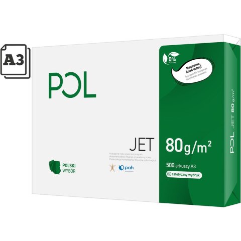 Papier ksero POLjet A3/80g (500) POL