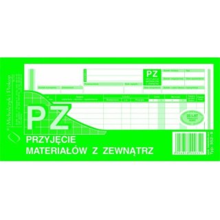 PRZYJĘCIE MATERIAŁU Z ZEWNĄTRZ (WIELOKOPIA) MICHALCZYK I PROKOP 1/3 A4 Michalczyk i Prokop