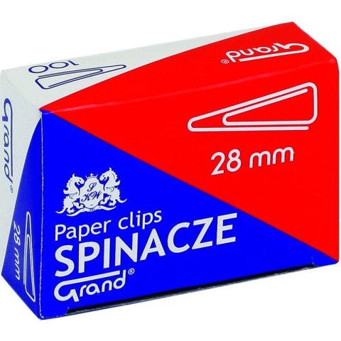 SPINACZE TRÓJKĄTNE 28 MM BIUROWE (100) Grand