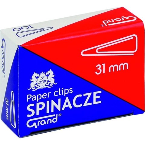 SPINACZE TRÓJKĄTNE 31 MM BIUROWE (100) Grand