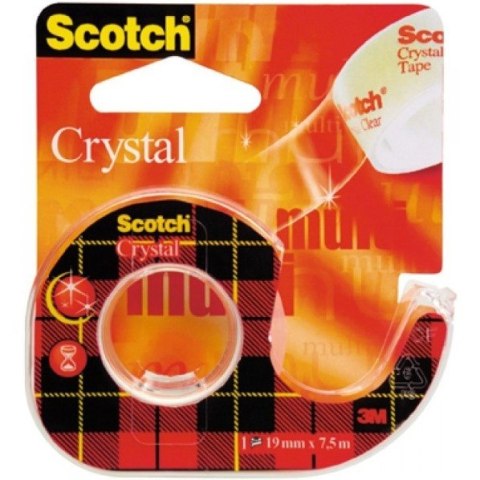 TAŚMA KLEJĄCA NA PODAJNIKU 6-1975 19 MM X 7.5 M PRZEZROCZYSTA SCOTCH CRYSTAL CLEAR Scotch