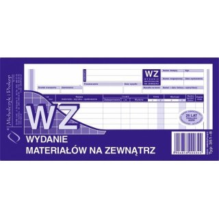 WZ WYDANIE MATERIAŁÓW NA ZEWN. 1/3 A4 (WIELOKOPIA) MICHALCZYK I PROKOP Michalczyk i Prokop