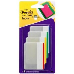 ZAKŁADKI POST-IT 50.8 X 38 MM 686-F1 - PROSTE DO SZUFLAD 4 KOLORY PO 6 SZT Post-it