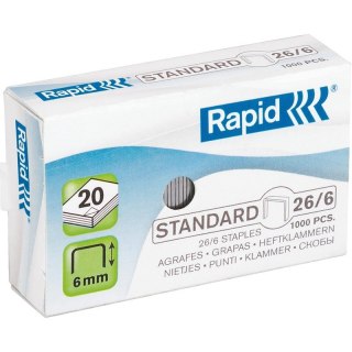 ZSZYWKI RAPID STANDARD 26/6 1000 SZT Rapid