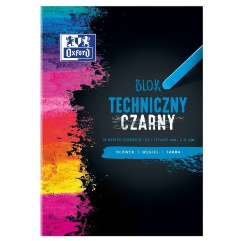 Blok techniczny Oxford A3/10k czarny Oxford