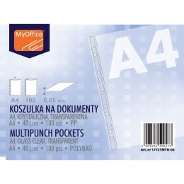 KOSZULKI KRYSTALICZNE A4 50 MIK. 100 SZTUK MYOFFICE MYOFFICE