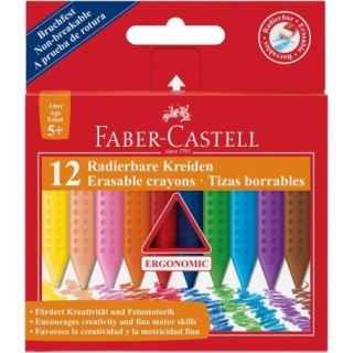 KREDKI ŚWIECOWE FABER-CASTELL GRIP 12 KOLORÓW Faber-Castell