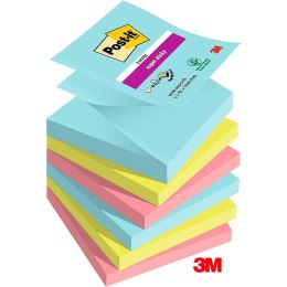 Karteczki Post-it Super Sticky Z-Notes 76x76mm (R330-6SS-COS) 3 kolory (6x90) Post-it