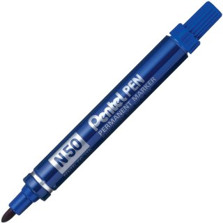 MARKER PERMANENTNY PENTEL N50, NIEBIESKI Pentel