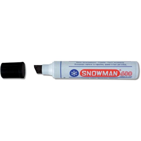 MARKER PERNAMENTNY SNOWMAN JUMBO 600 CZARNY SNOWMAN